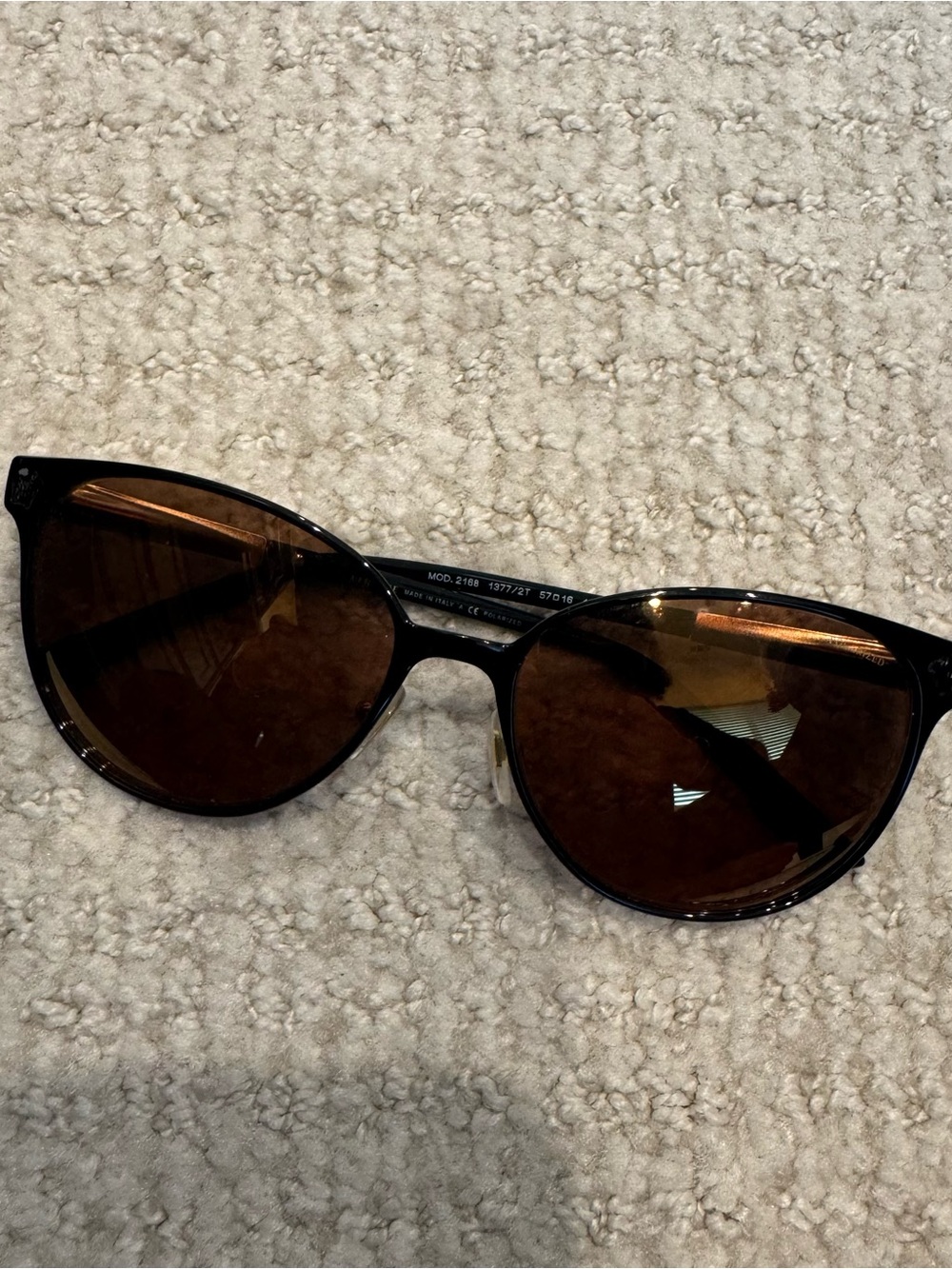 Versace Women’s Black Sunglasses with Brown Lenses